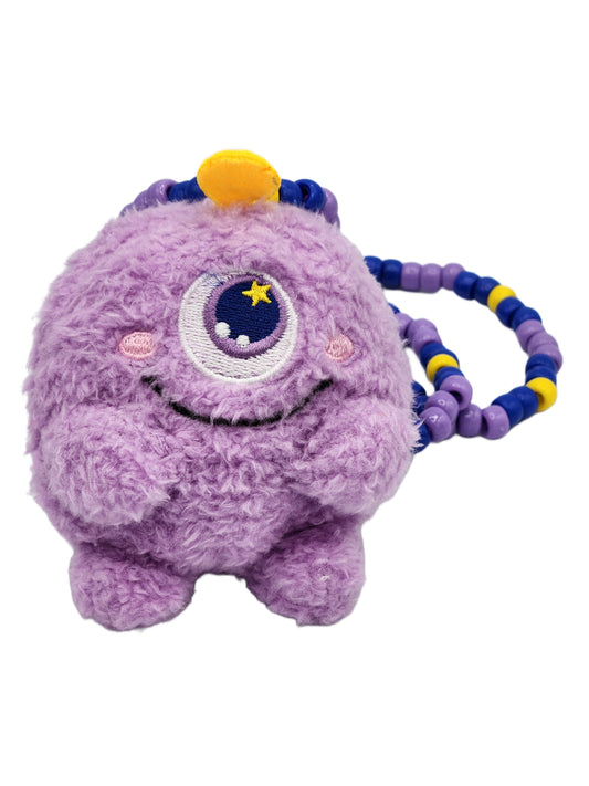 Big Purple Monster Kandi Necklace